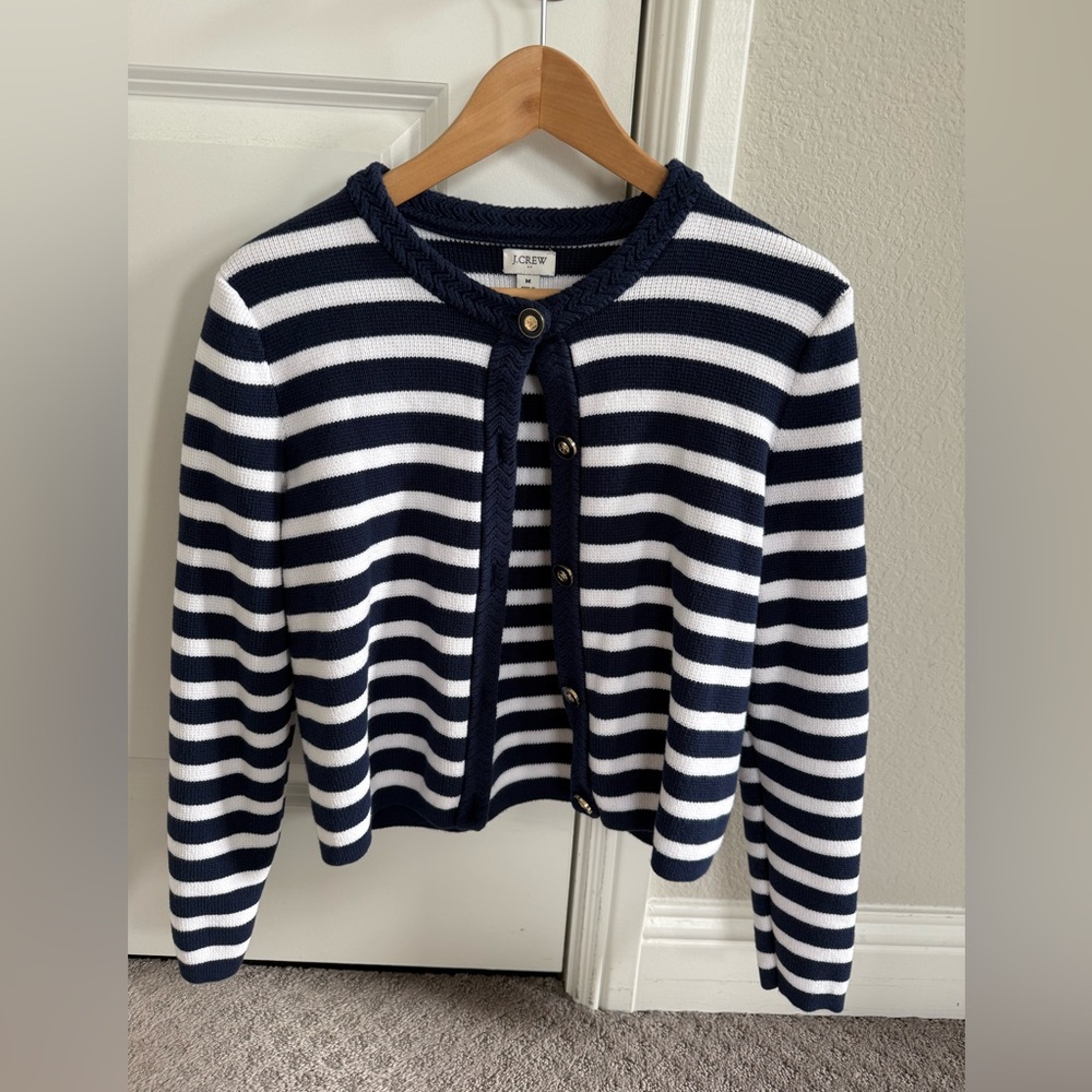 Never worn J.Crew Lady Jacket Sweater Medium